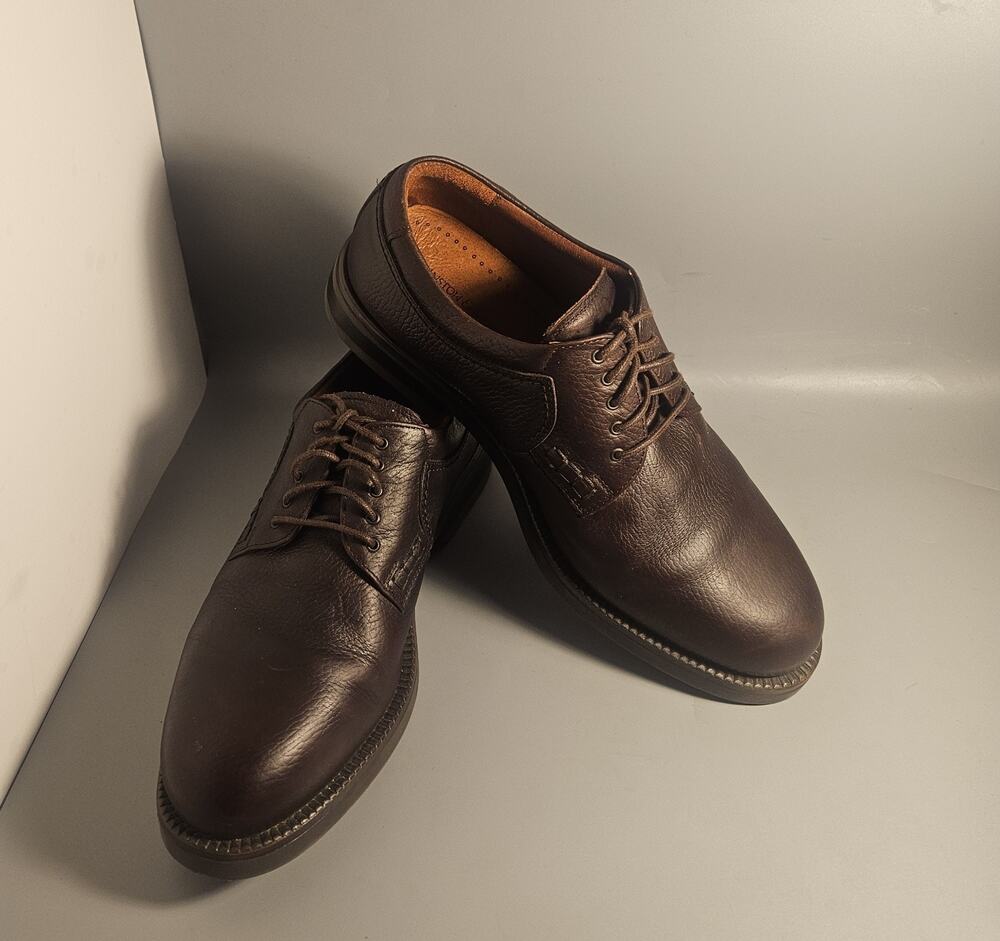 Johnston & Murphy Passport Men's Shoes 9.5 Brown Leather #04257 Comfort EUC